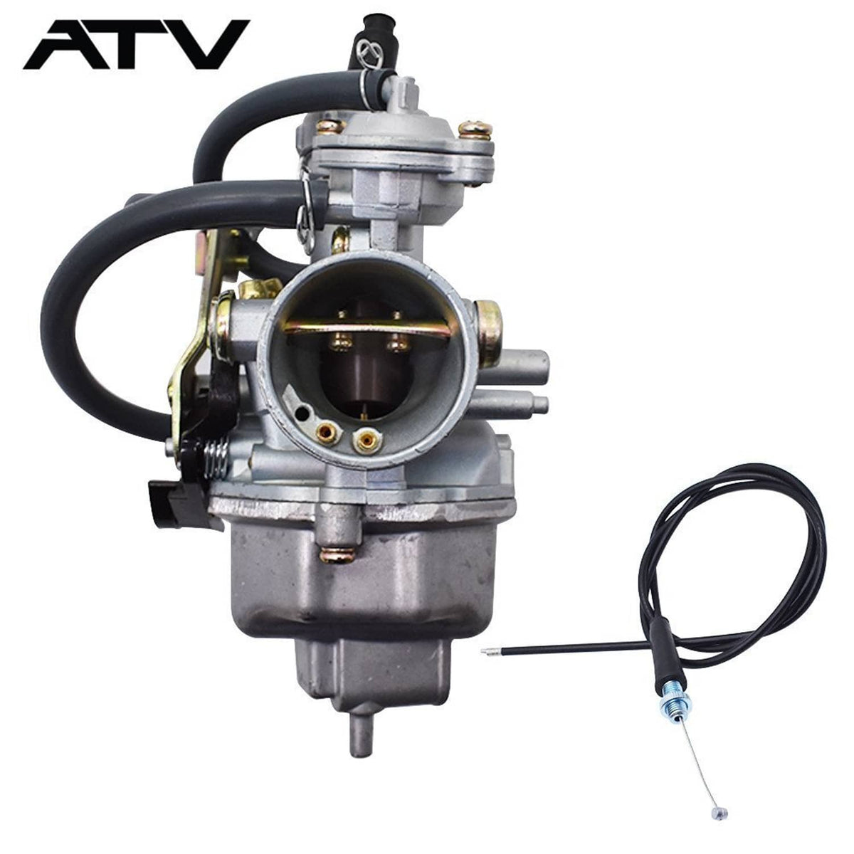 Solidspare Carburetor For Honda Recon 250 TRX250TM 2X4 Carb & Throttle Cable ATV 1997-2019