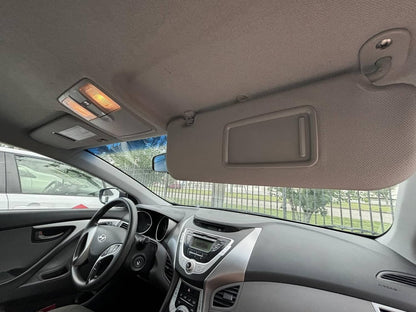 Solidspare Grey Sun Visor Makeup Mirror Left-Driver Side For 2011-2016 Hyundai Elantra MD