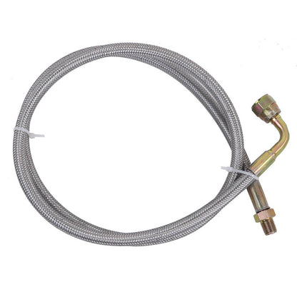 Solidspare 41" Turbo Oil Feed Line Kits For T3 T4 T60 T61 T70 1/8 PNT 90 Degree AN4