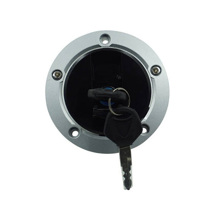 Solidspare Ignition Switch Fuel Gas Cap Seat Lock Key for Suzuki GSXR 600 1000 Vstrom 650