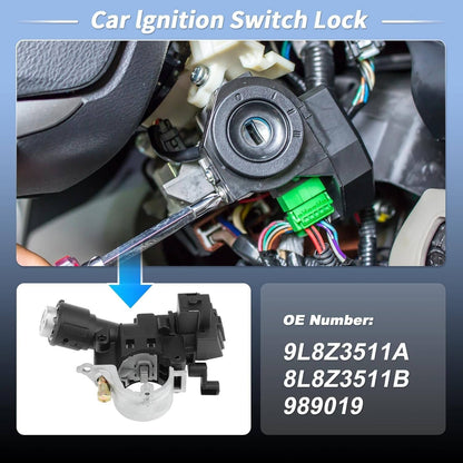 Solidspare Ignition Switch Housing Lock Cylinder W/2 Keys For 2008-2011 Ford Focus Escape