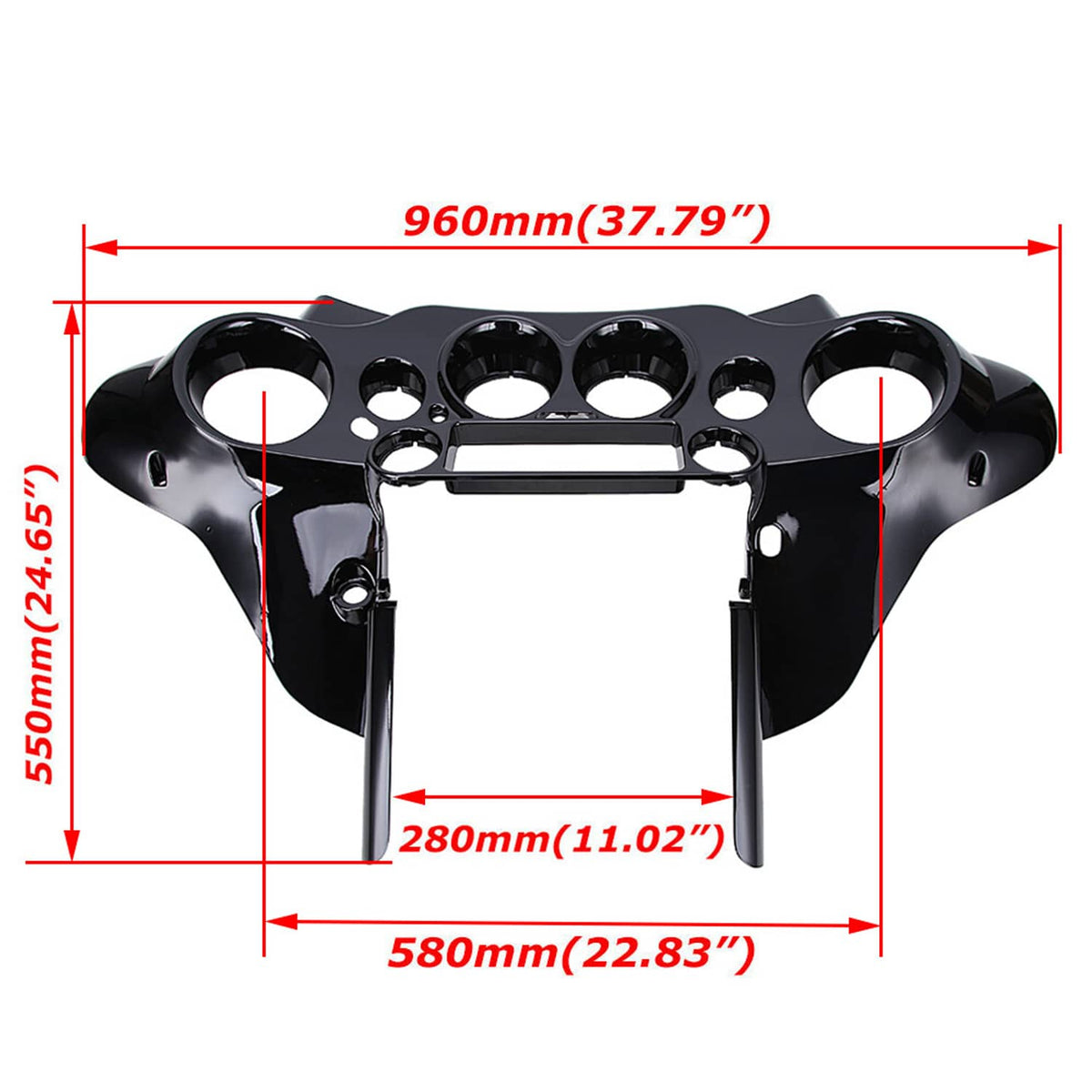 Solidspare Front Batwing Inner Fairing For Harley Touring Electra Street Glide 1996-2013