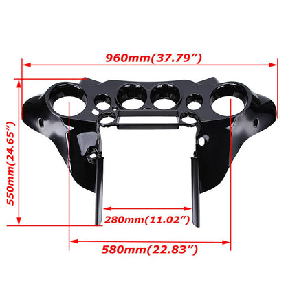 Solidspare Front Batwing Inner Fairing For Harley Touring Electra Street Glide 1996-2013