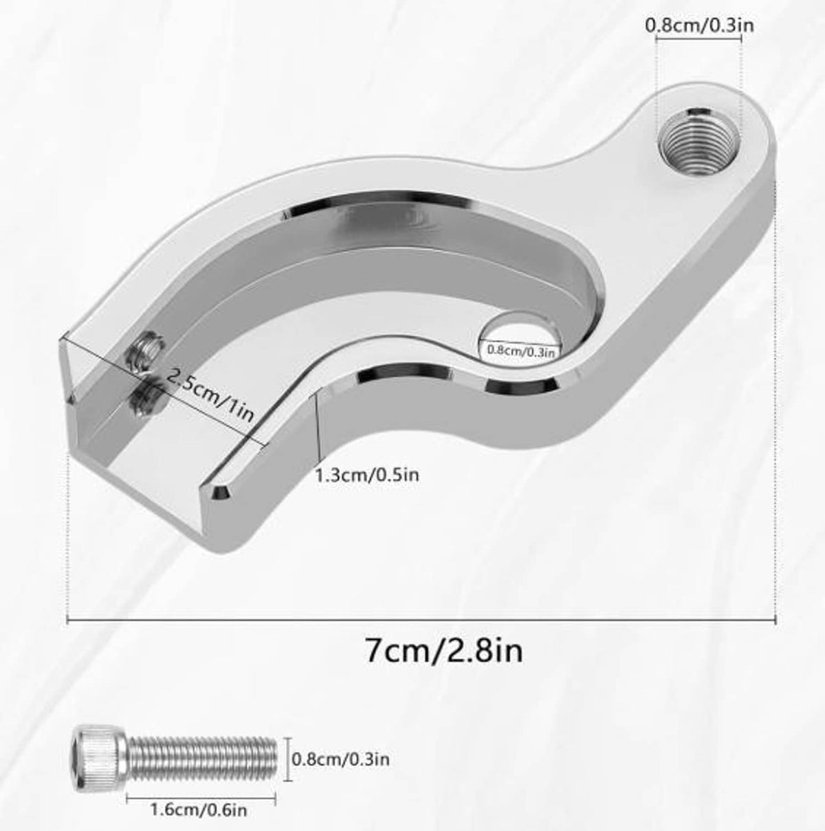 Solidspare Chrome Gear Shift Neutral Assist Bracket For Harley M8 Softail Touring Bagger