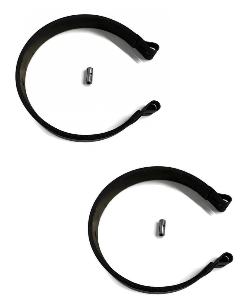 (2) Drum Brake BANDs and PIN replaces 6" 6 Yard Cart Yerf-Dog Azusa Manco Stens