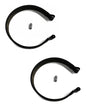 (2) Drum Brake BANDs and PIN replaces 6" 6 Yard Cart Yerf-Dog Azusa Manco Stens