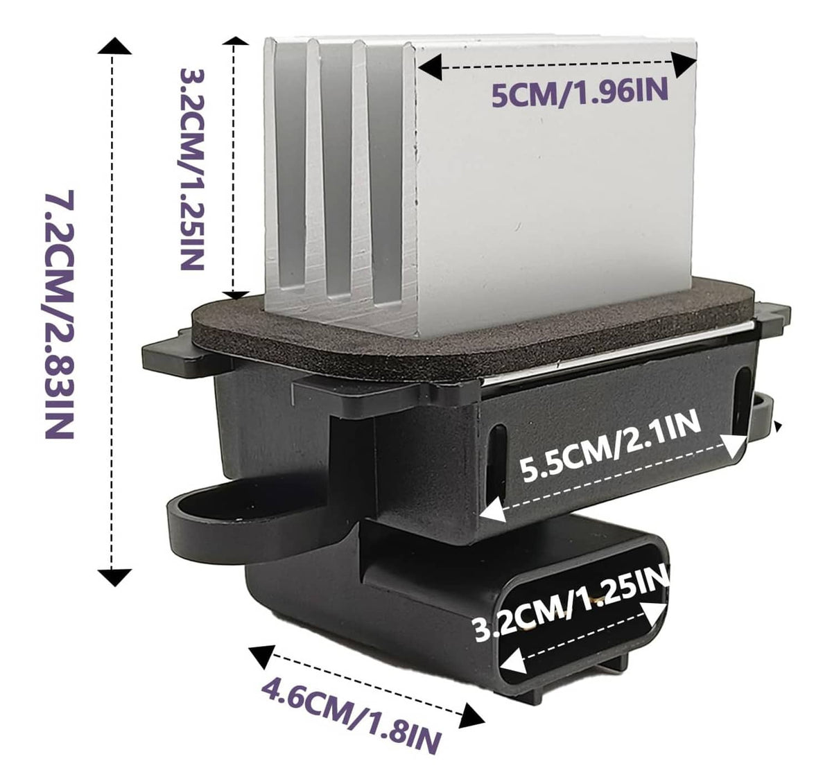 Solidspare Heater Fan HVAC AC Blower Motor Resistor Control Module For Ford F150 Navigator