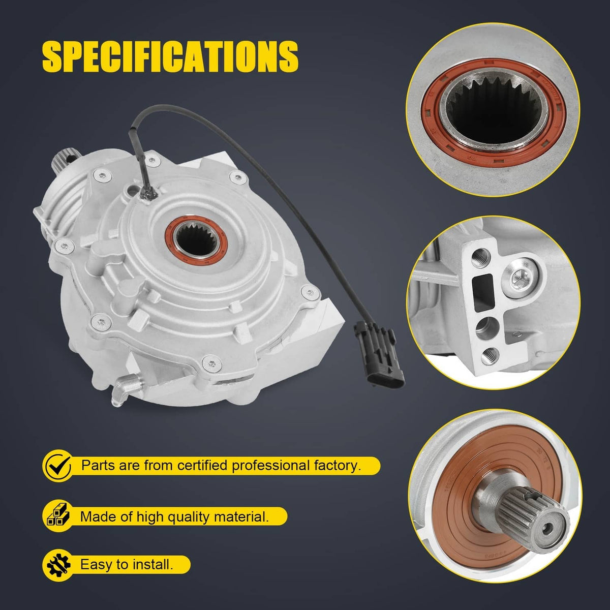 Solidspare Front Differential 1333243 For 2012-2016 Polaris Ranger Crew 900 RZR XP 900 EPS
