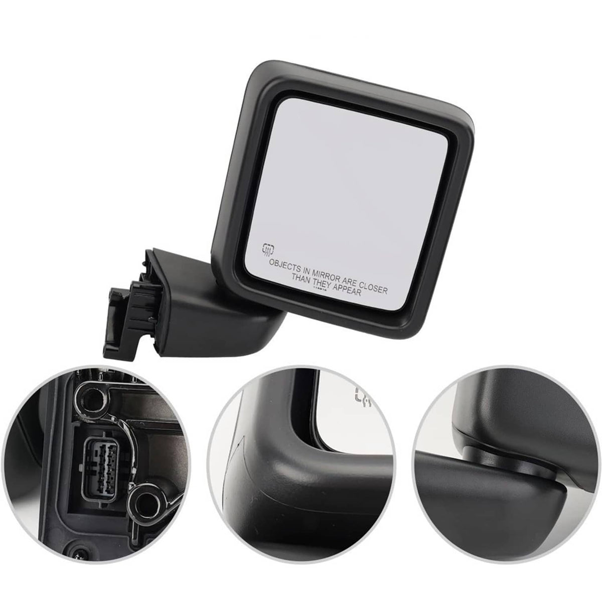 Solidspare Power Heated Rear View Mirror Passenger For Jeep Wrangler 18-24 &Gladiator 20-24