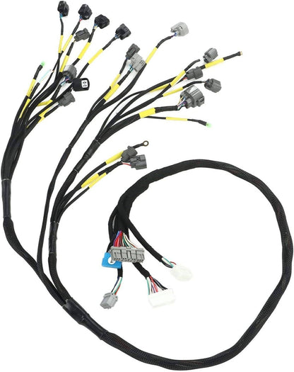 Solidspare Tucked Engine Wire Harness For 1992-2000 Honda Civic Integra OBD2 D/B-series