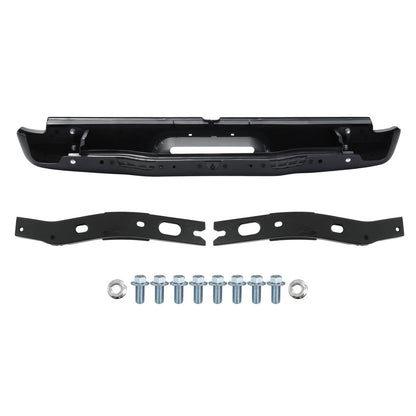 Solidspare Rear Steel Step Bumper For Toyota Tacoma 1995-2004 Truck Black Complete Assembly