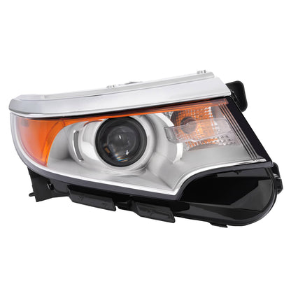 Solid Spare For Ford Edge 2011 2012 2013 2014 Headlight Right Side Halogen Projector 5 Pins