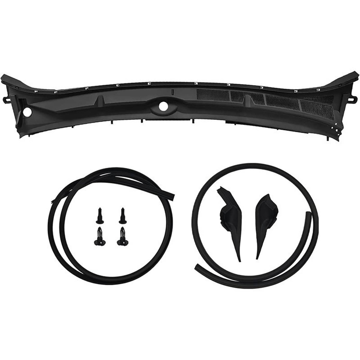 Solidspare Windshield Wiper Cowl Grille Vent Panel For 2014-2021 Toyota Tundra 557000C040