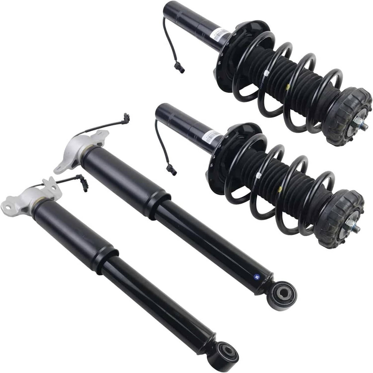 Solidspare 4Pcs Front & Rear Shocks Strut Assys w/Electric for 2013-2019 Cadillac XTS
