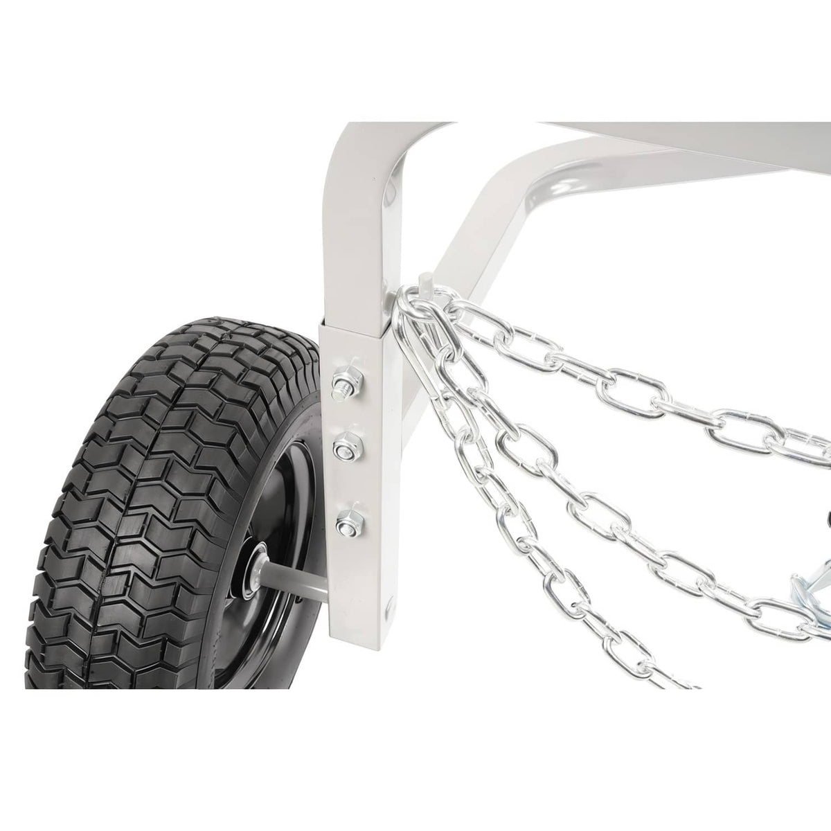 Solidspare Heavy-Duty Steel Log Skidder Arch Holder Set Logs Trailer Strong Load-bearing
