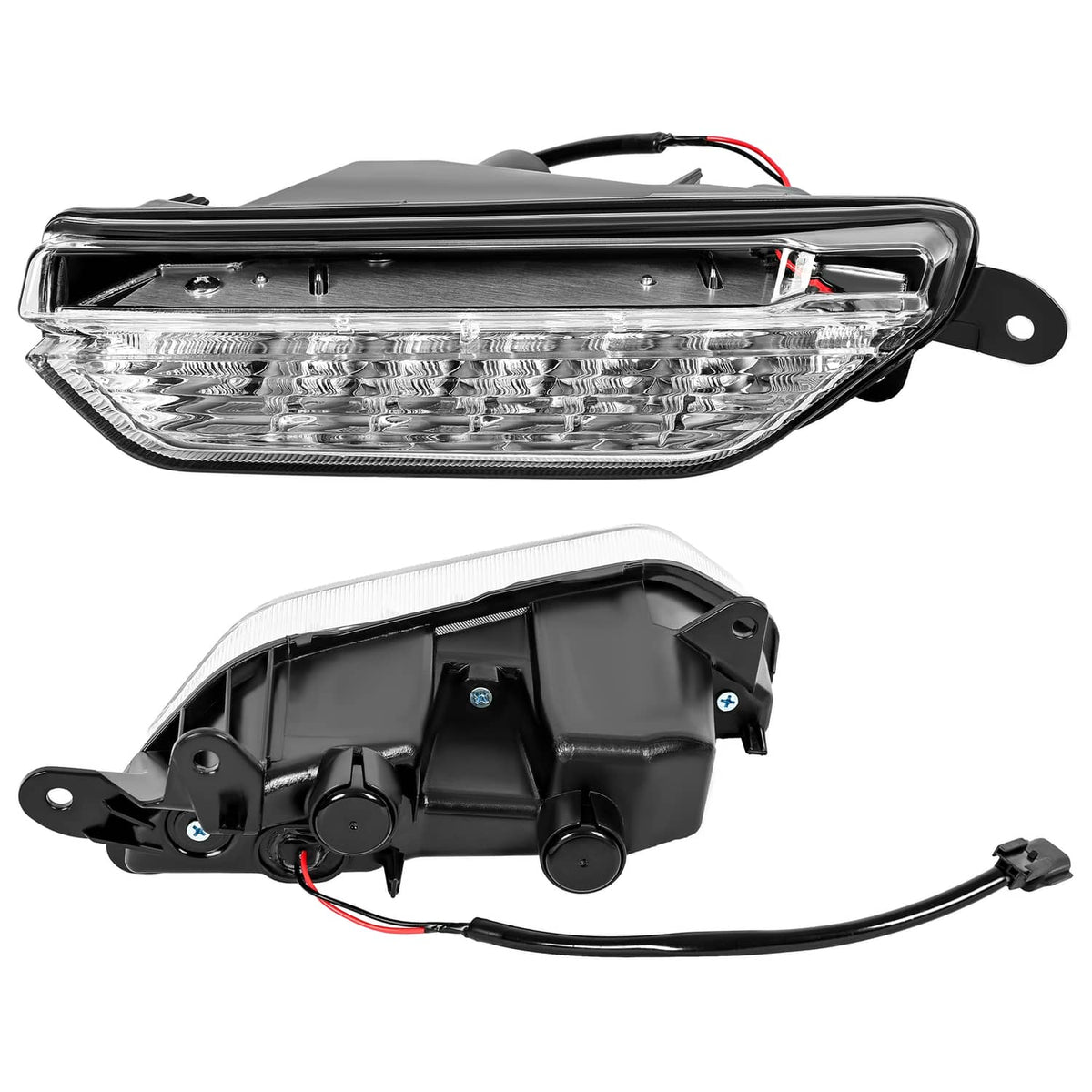Solid Spare Pair Fog Daytime Running Light Lamp Clear For Infiniti QX50 2016 2017 LH+RH