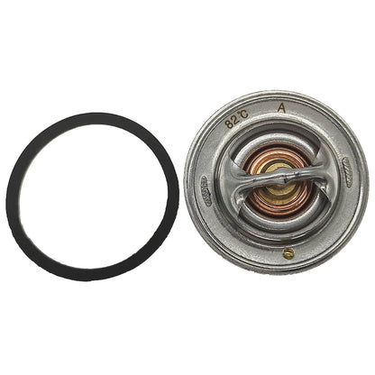 Solid Spare 82℃ Thermostat w/O-Ring for Kubota M8200 M8540HD M8560 M9000 M9540DT 1C011-73010