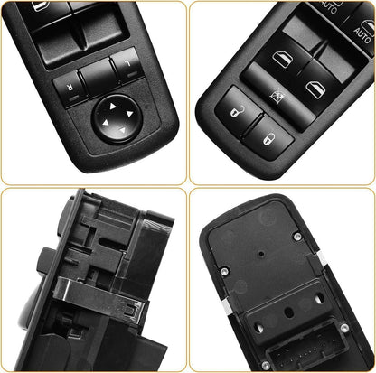 Solidspare New Front Driver Side Window Switch For 2016-2018 Ram 1500 2500 56046823AE Black