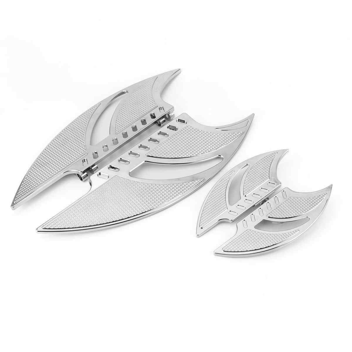 Solidspare Front Rear FloorBoard Footboards For Harley Touring Street Glide Softail Deluxe