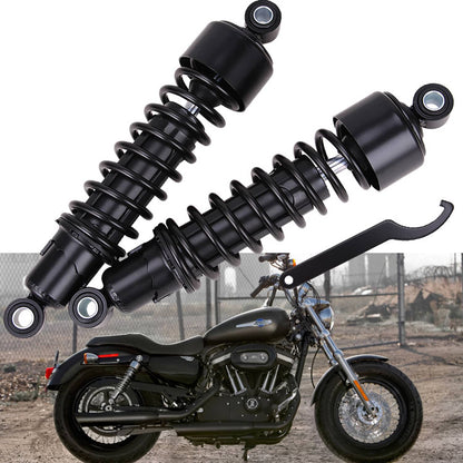 Solidspare For Harley Sportster XL883 1200 72 48 FXR 11.75INCH Black Rear Shocks Absorber