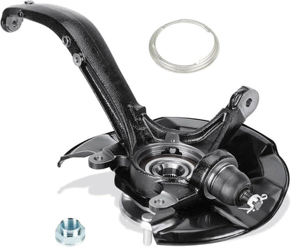 Solidspare Front Steering Knuckles & Wheel Hub Bearings for 2009 2010-2012 Honda Accord TSX