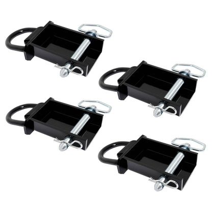 Solidspare For Utility Trailers Stake Pocket D Rings 4pcs 12000lbs Heavy Duty Removable