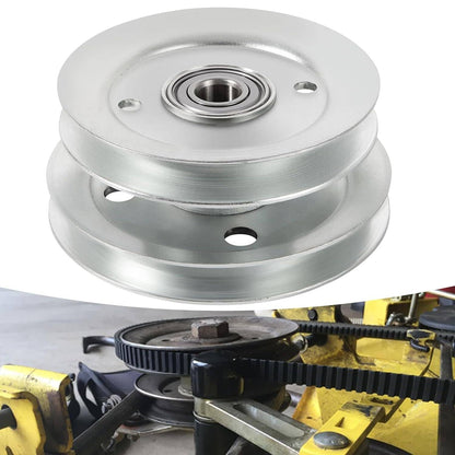 Solid Spare For John Deere AM133924 Double Deck Tightener Pulley GX255 GX325 GX345 GX355