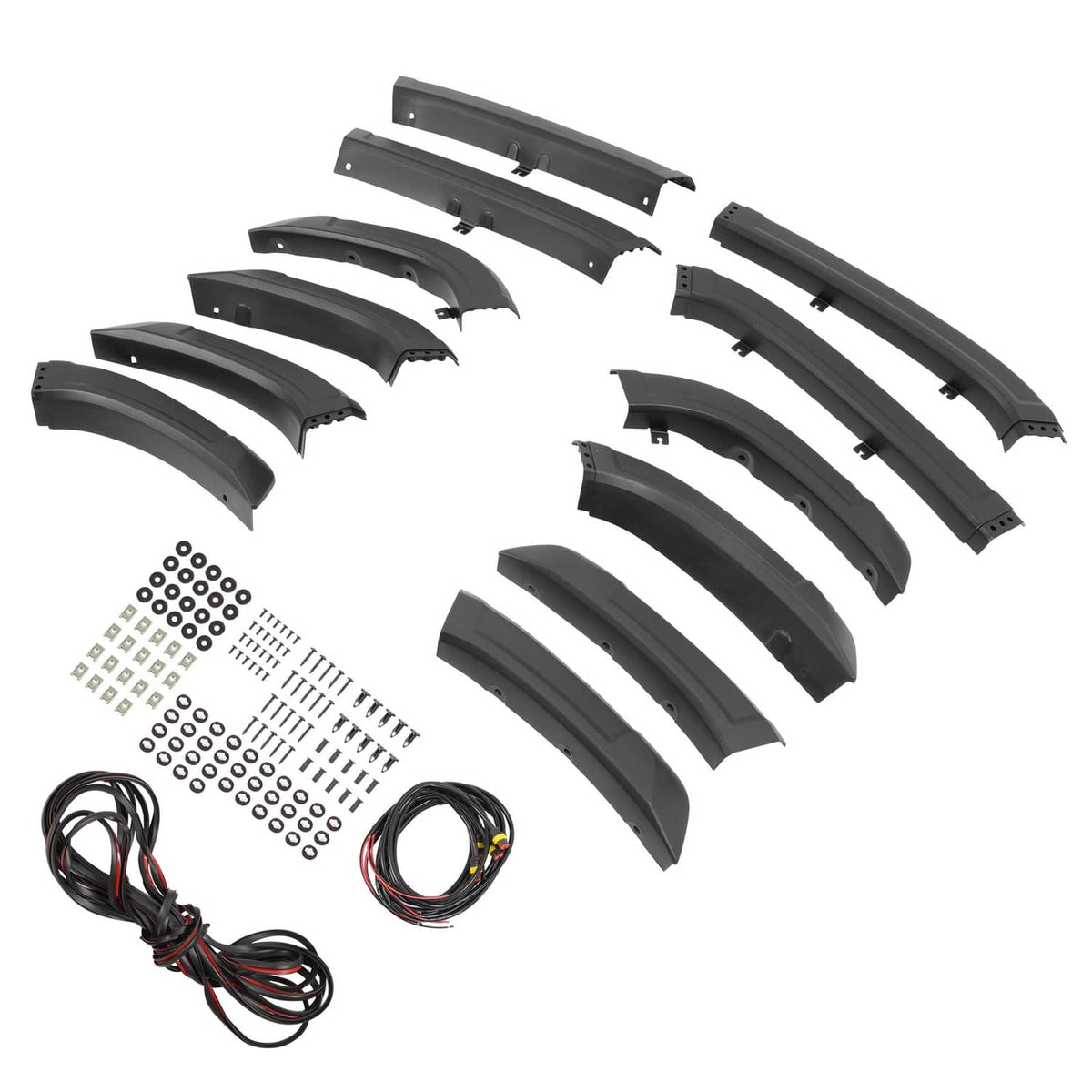 Solid Spare Set of 4 Fender Flares Kit Wheel Arch Trim For 2022-2025 Toyota Tundra TRD PRO