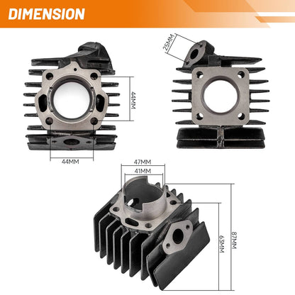 Solidspare Top End Rebuild Kit Fit for Suzuki Quadmaster 50 LTA50 2x4 2002 2003 2004 2005