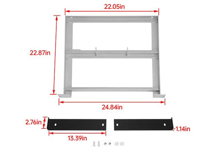 Solidspare For EZGO TXT / MEDALIST 1994-2013 GOLF CART Aluminum 36V  BATTERY TRAY
