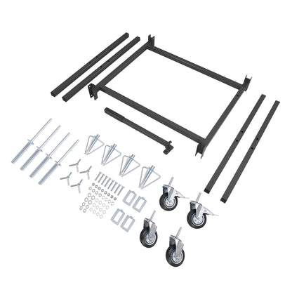 Solid Spare Foldable Wheel Paint Stand Panel Painting Stand For Auto Body Parts and Rims