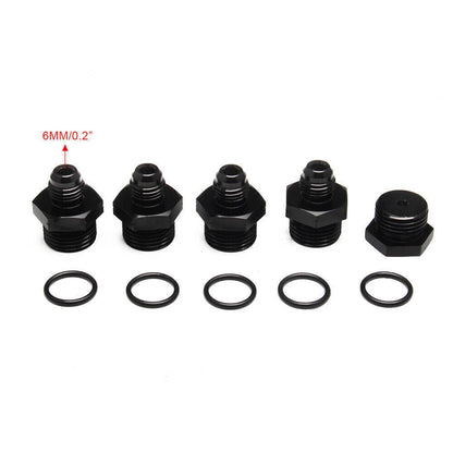 Solidspare Black Billet Fuel Rail Kit Intake Manifold & Hardware for LS LS1 LS2 LS3 LS6 New