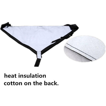 Solid Spare Front Hood Cover Bra Protector T-Style for Jeep Wrangler JK JKU 2007-2018 (Star)