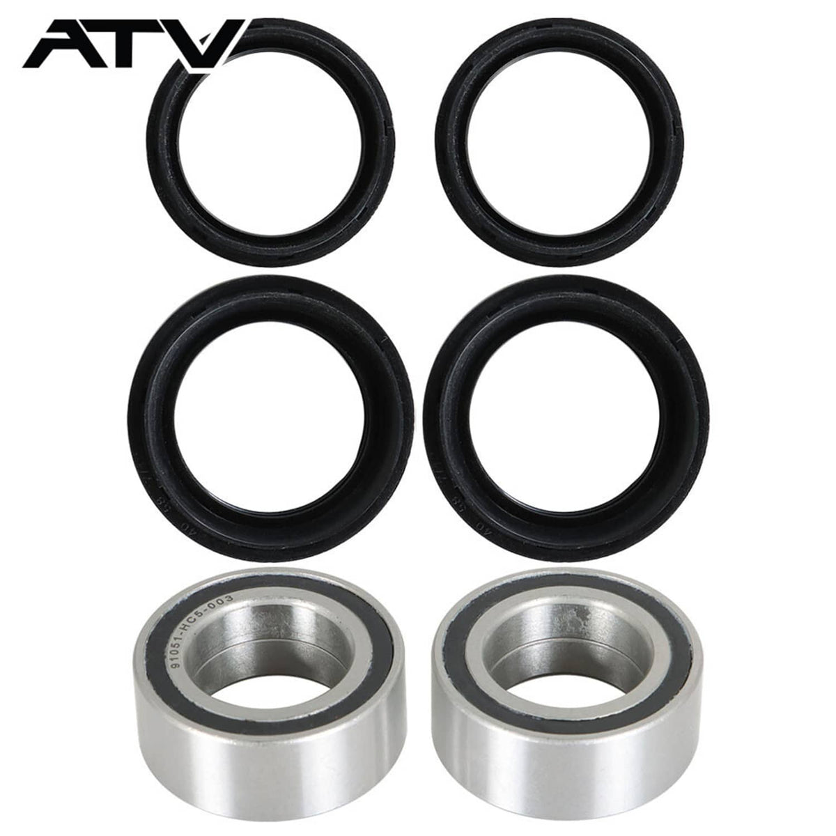 Solidspare For Honda TRX300FW Fourtrax 4x4 Both Front Wheel Bearing Seal Kits 1988-2000