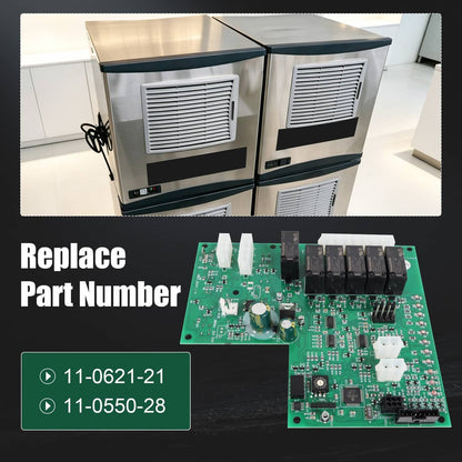 Solidspare 11-0621-21 Control Board Assembly Cuber For Scotsman-Ice 11-0621-21, 11-0550-28