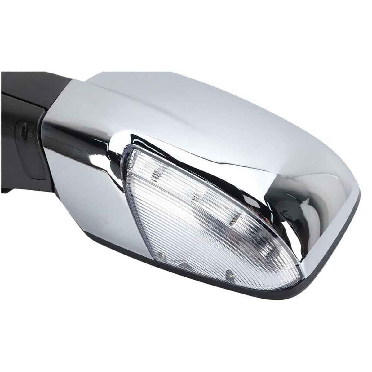 Solidspare Driver/Left Side Mirror Sliver Cover Power Folding Signal For 2013-2018 Ram 1500