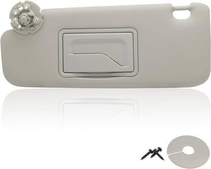 Solidspare Left Driver Side Sun Visor w/Mirror Gray For Chevrolet Cruze 2017 2018 84126657