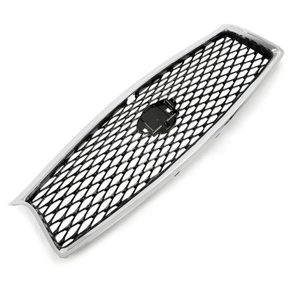 For 2014 2015 2016 2017 Infiniti Q50 Chrome Front Bumper Grille Grill Assembly