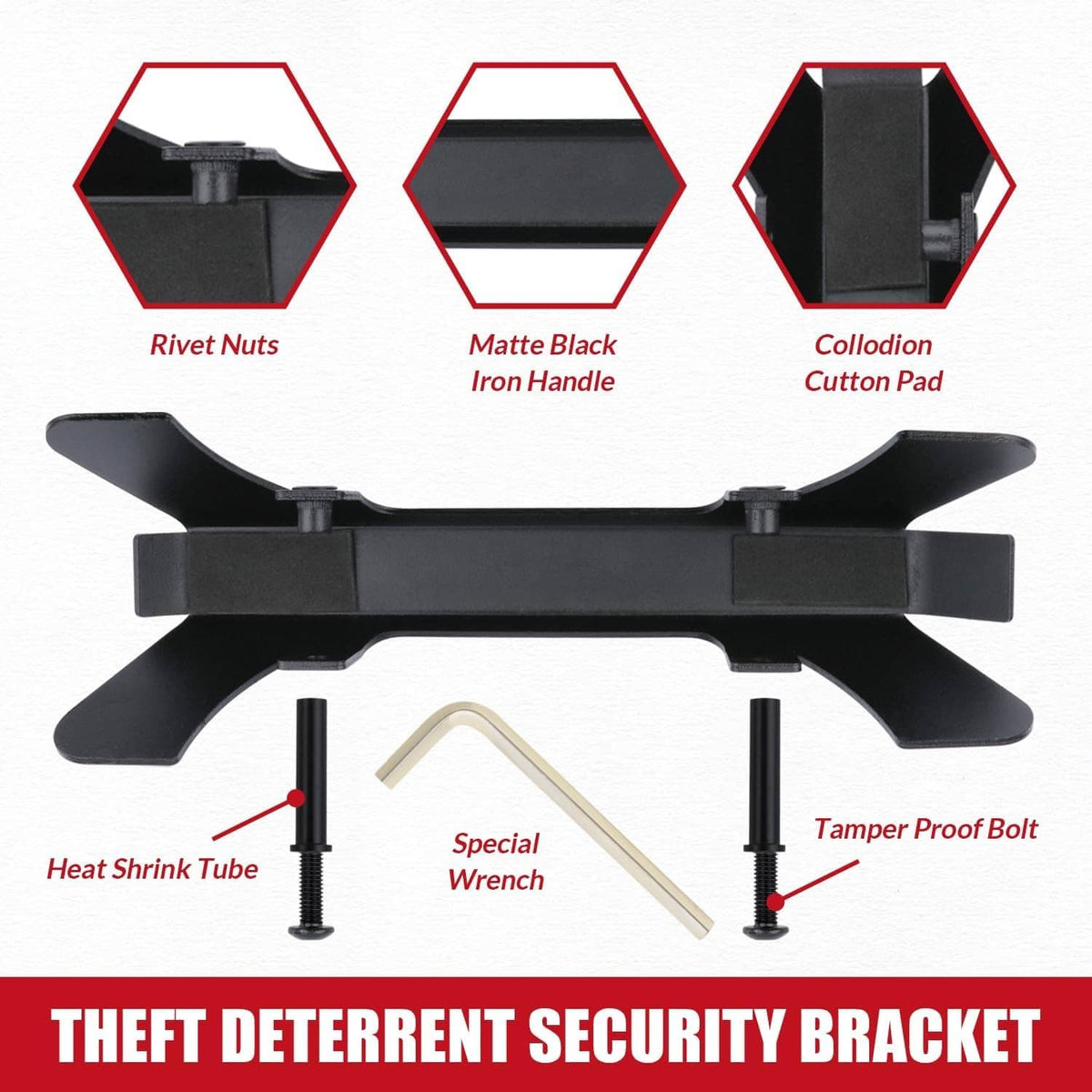 Solidspare Generator Theft Deterrent Security Bracket for Honda EU2200i, EU2000i, EU2000i
