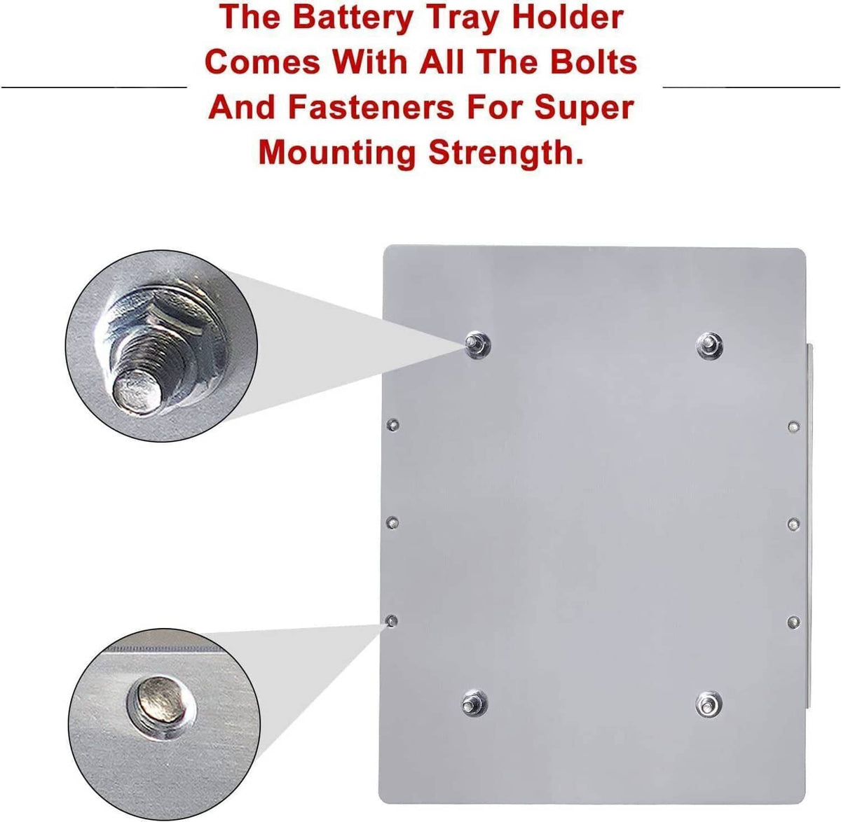 Solidspare For Optima 34/78 Battery Mounting Tray Kit Hold Down Tray Bracket Relocation
