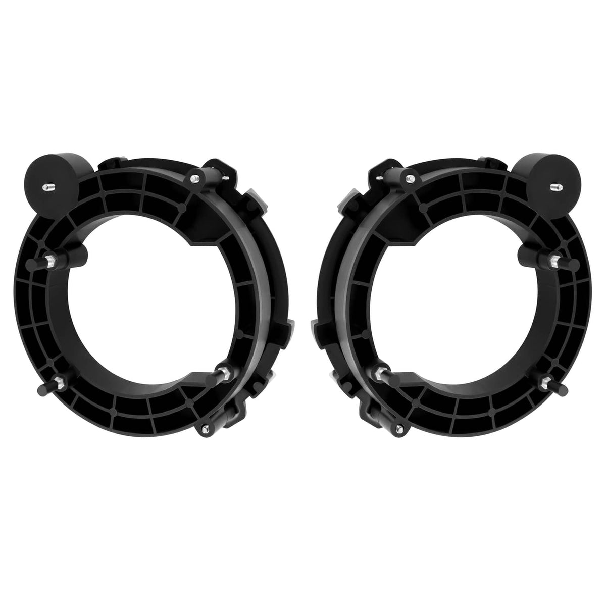 Solid Spare Left & Right Side Headlight Bulb Brackets Buckets For Jeep Wrangler 1997-2006