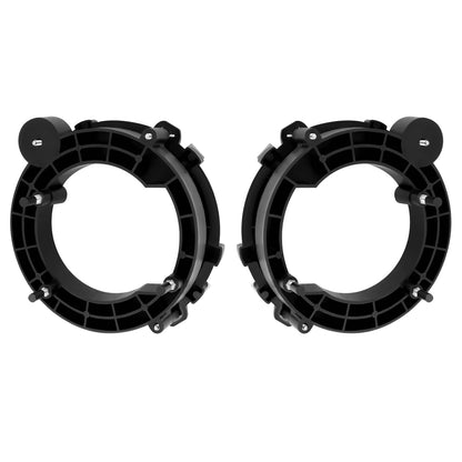 Solid Spare Left & Right Side Headlight Bulb Brackets Buckets For Jeep Wrangler 1997-2006