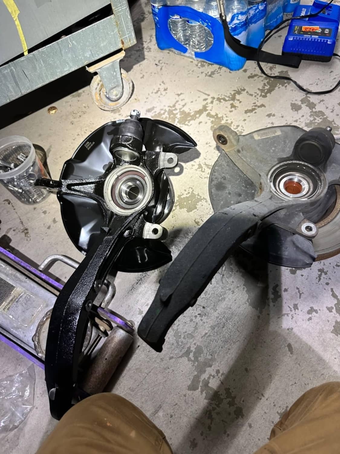 Solidspare Front Steering Knuckles & Wheel Hub Bearings for 2009 2010-2012 Honda Accord TSX