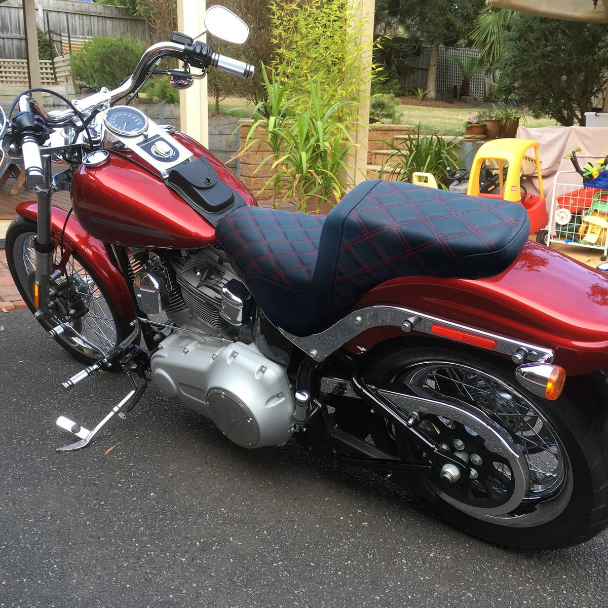 Solidspare For Harley Street Bob FXBB FXBBS Standard FXST 2018+ 2-Up Driver Passenger Seat