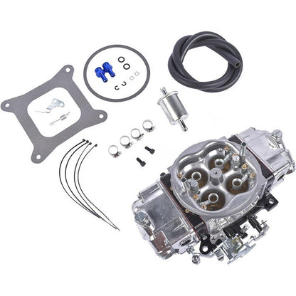 Solidspare 750 CFM Billet Aluminum 4 Barrel Double Pumper Race Carburetor BR-67200 Gasoline
