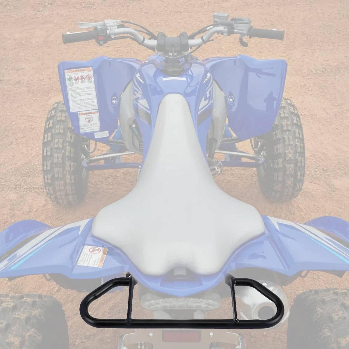 Solidspare Rear Wide Grab Bar Bumper For Yamaha YFZ 450R YFZ450R 2009-2024 Back Carrier
