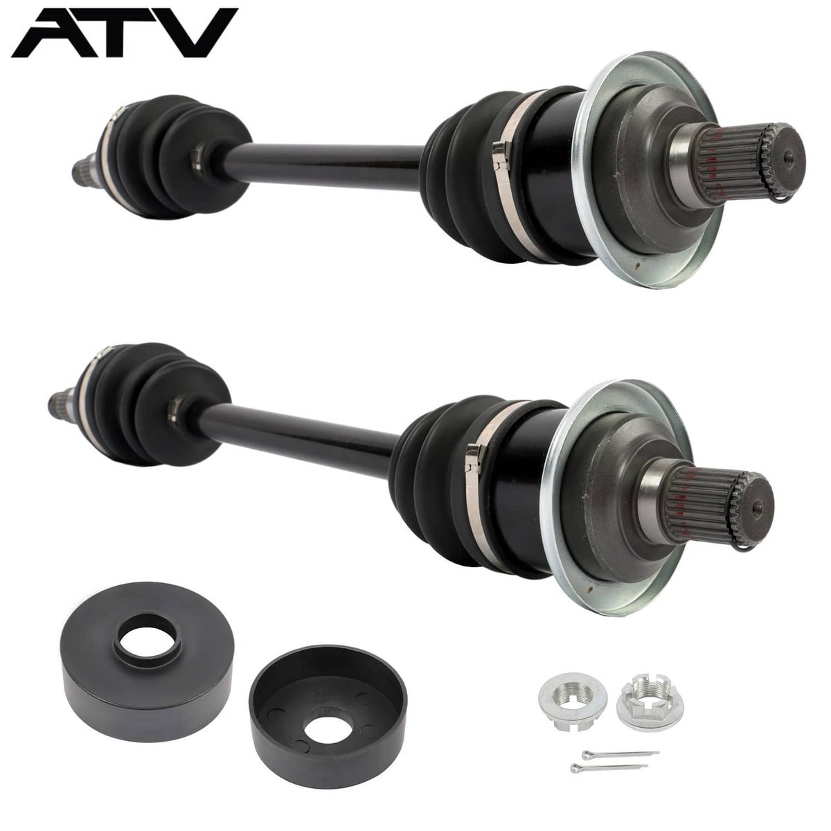 Solidspare Rear Left Right CV Axles Drive Shaft for Arctic Cat 400 450 500 550 650 05-14