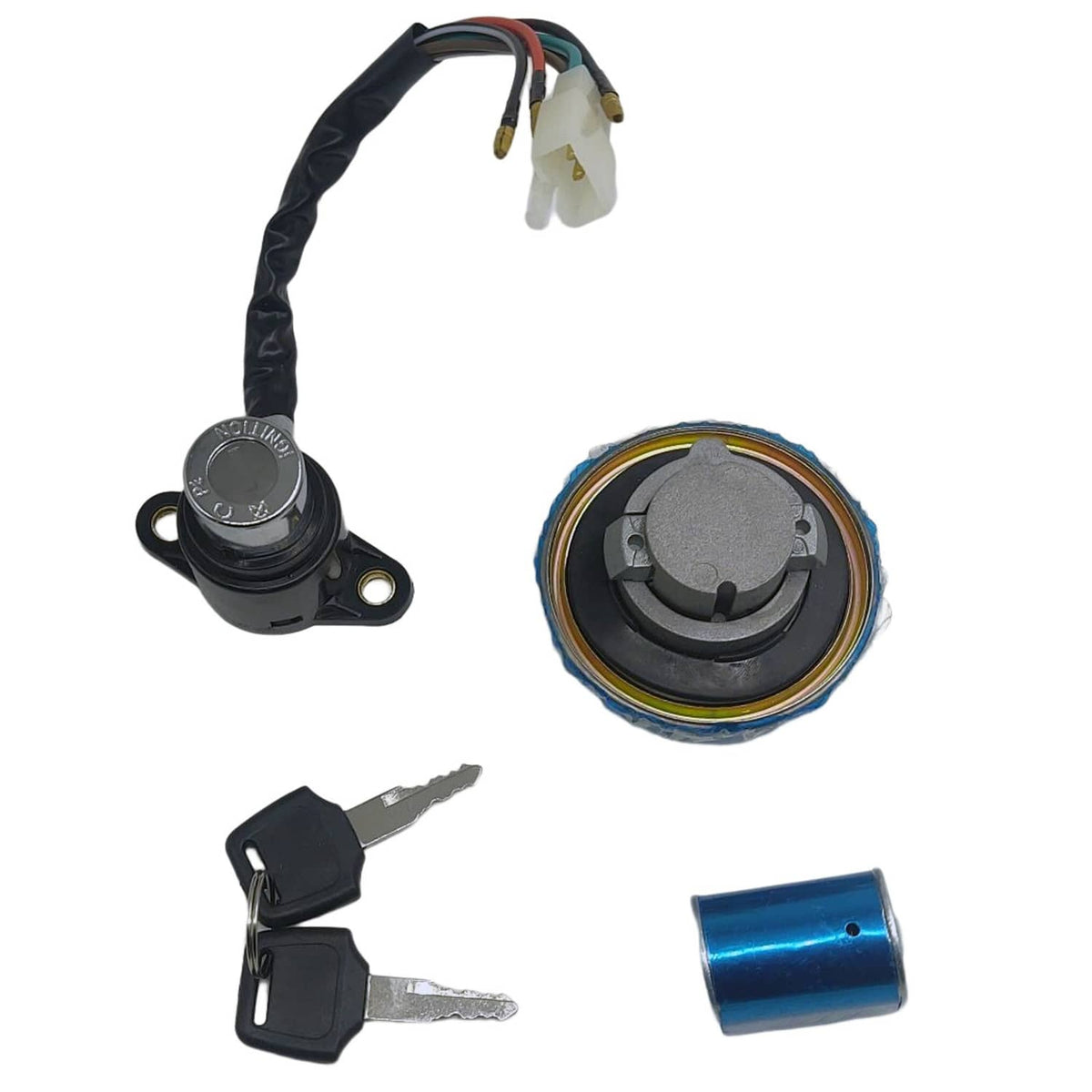 Solidspare Ignition Switch Fuel Gas Cap For Honda Rebel 250 CMX250 CA125