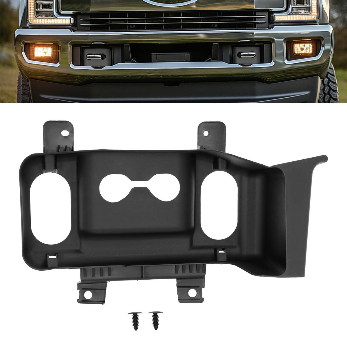 Solid Spare For Ford F250/F350 Super Duty 17-19 Left Side Tow Hook Trim Cover #HC3Z8311H