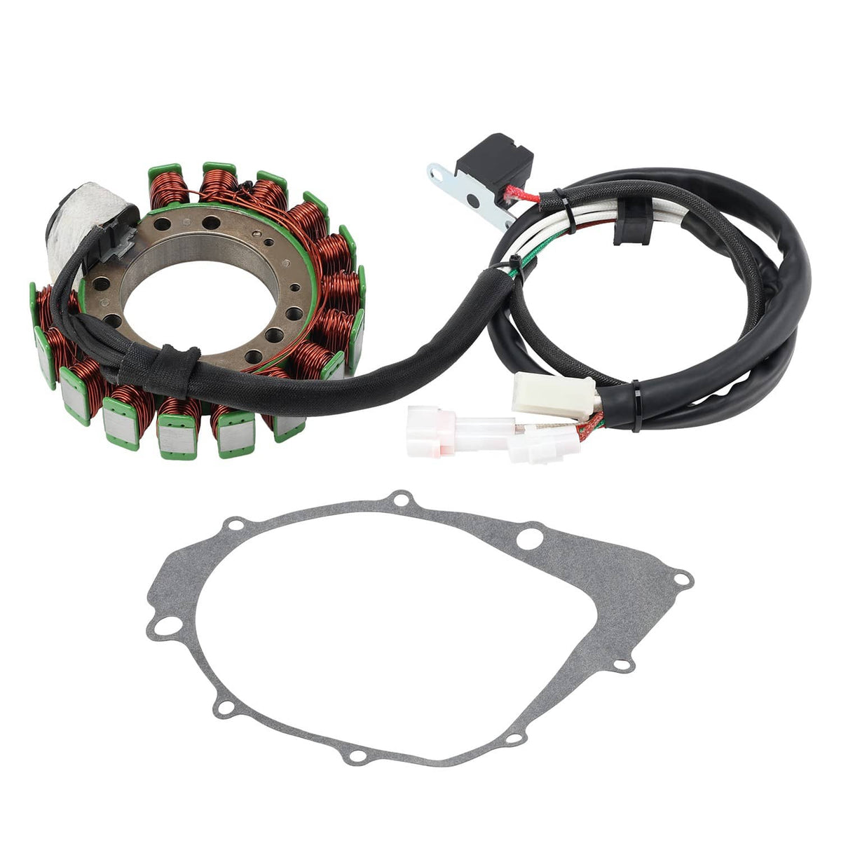 Solidspare Stator & Gasket for Yamaha Big Bear YFM350 2x4 1996-1998 YFM350F 4x4 1995-1997
